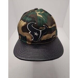Houston Texans Pro Standard Leather/Cotton Texans Hat NFL SnapBack One Size